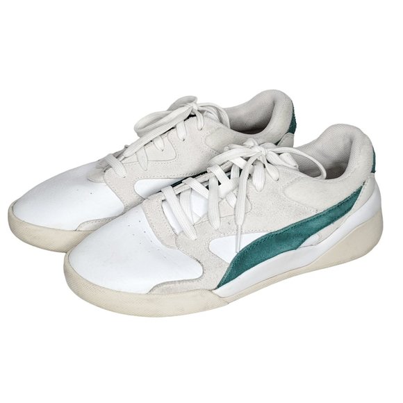 Puma Shoes - Puma Aeon Heritage Sneaker Shoe 7.5 White Teal Green